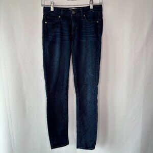 Paige Women's Verdigo Ankle Kaiya Dark Wash Skinny Jeans Size 24